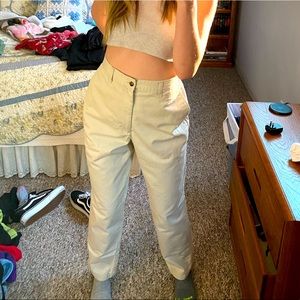 Cream docker pants